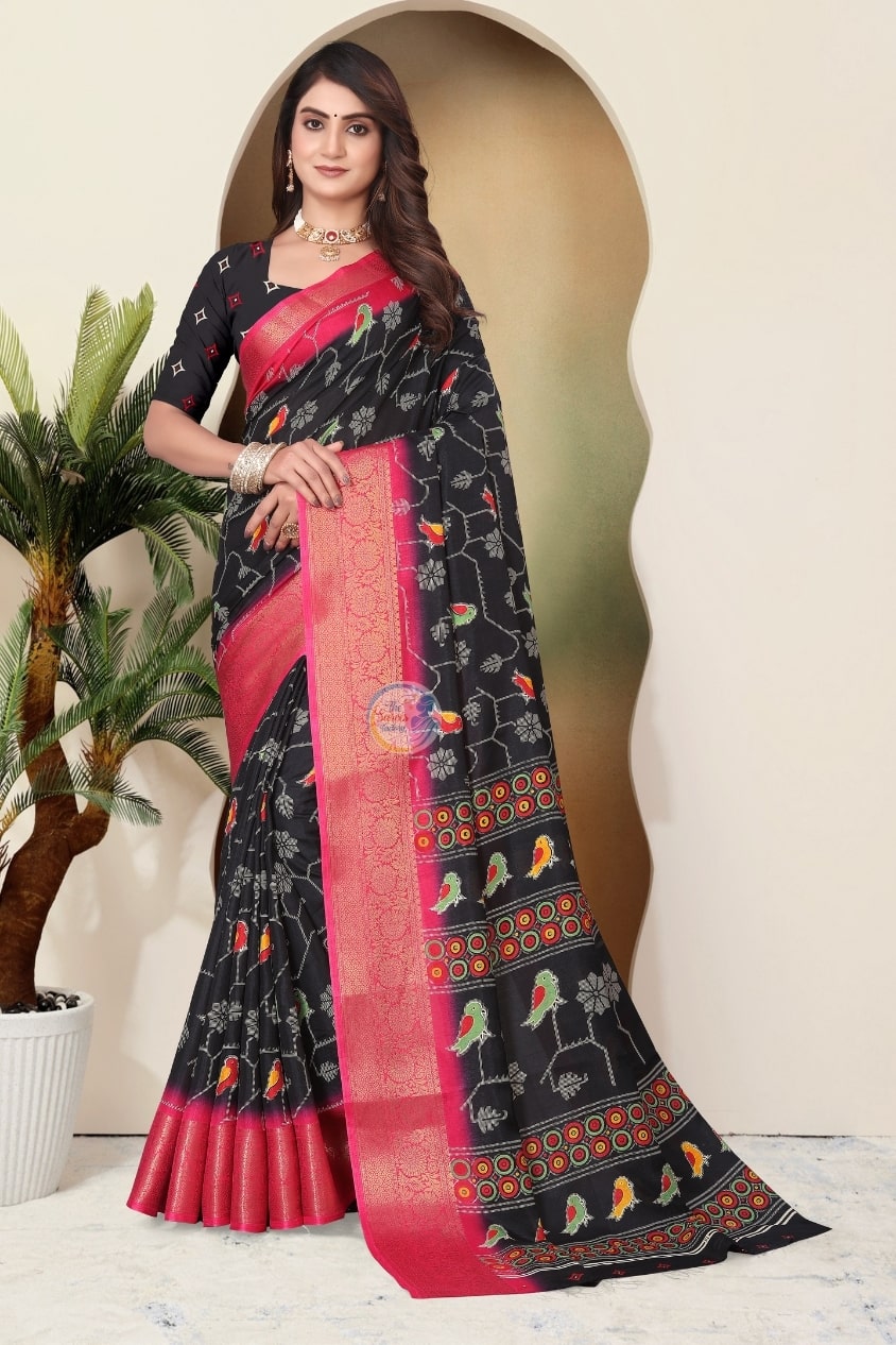 Dola Silk Saree with Designer Blouse