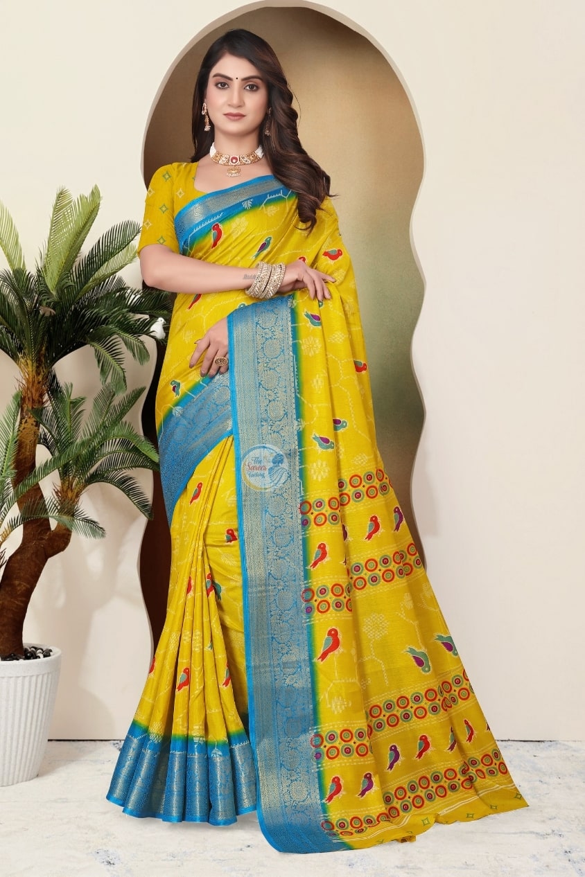 Dola Silk Saree with Designer Blouse